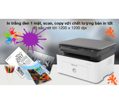 MÁY IN LAZER trắng đen đa năng HP LaserJet 135W  Wifi (4ZB83A)